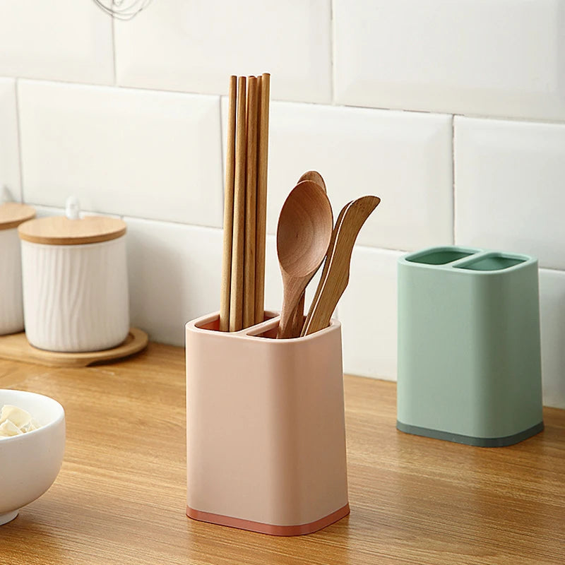 Kitchen Drain Shelf, Tableware Draining Rack, Chopsticks Cage Holder, Spoon Fork Knife Storage Organizer