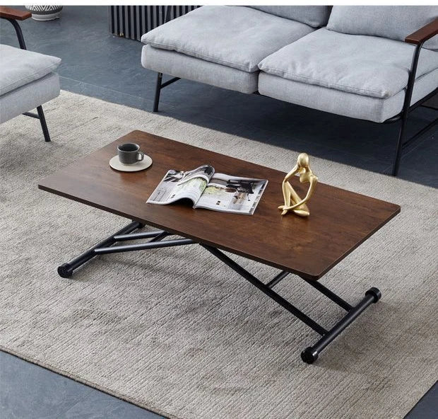 Mobile Metal Dining Tables Small Space Saving Luxury Folding Tables Multifunctional Simple Desks Elegant Coffee Table Salon