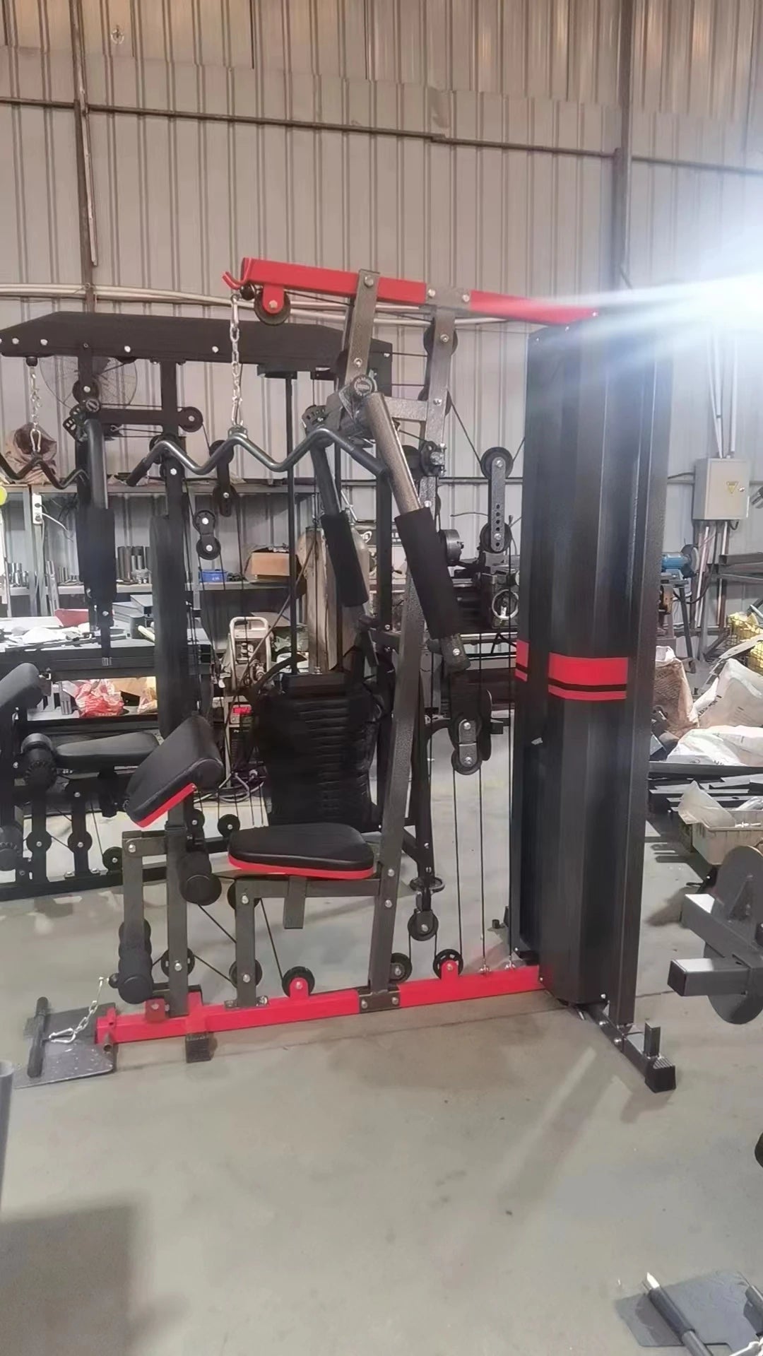 Multi Functional Gym Fitness Equipment Home Fitness Equipment Comprehensive Strength Training Body Building Multi Person Station