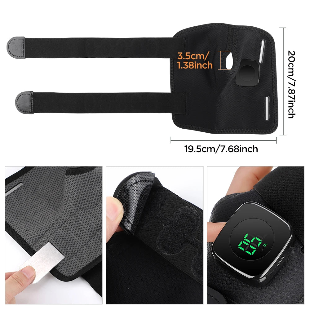 Electric Heated Wrist Brace Guard Hand Warming Device with Wrist Support Plate And Protection Rechargeable Wristband