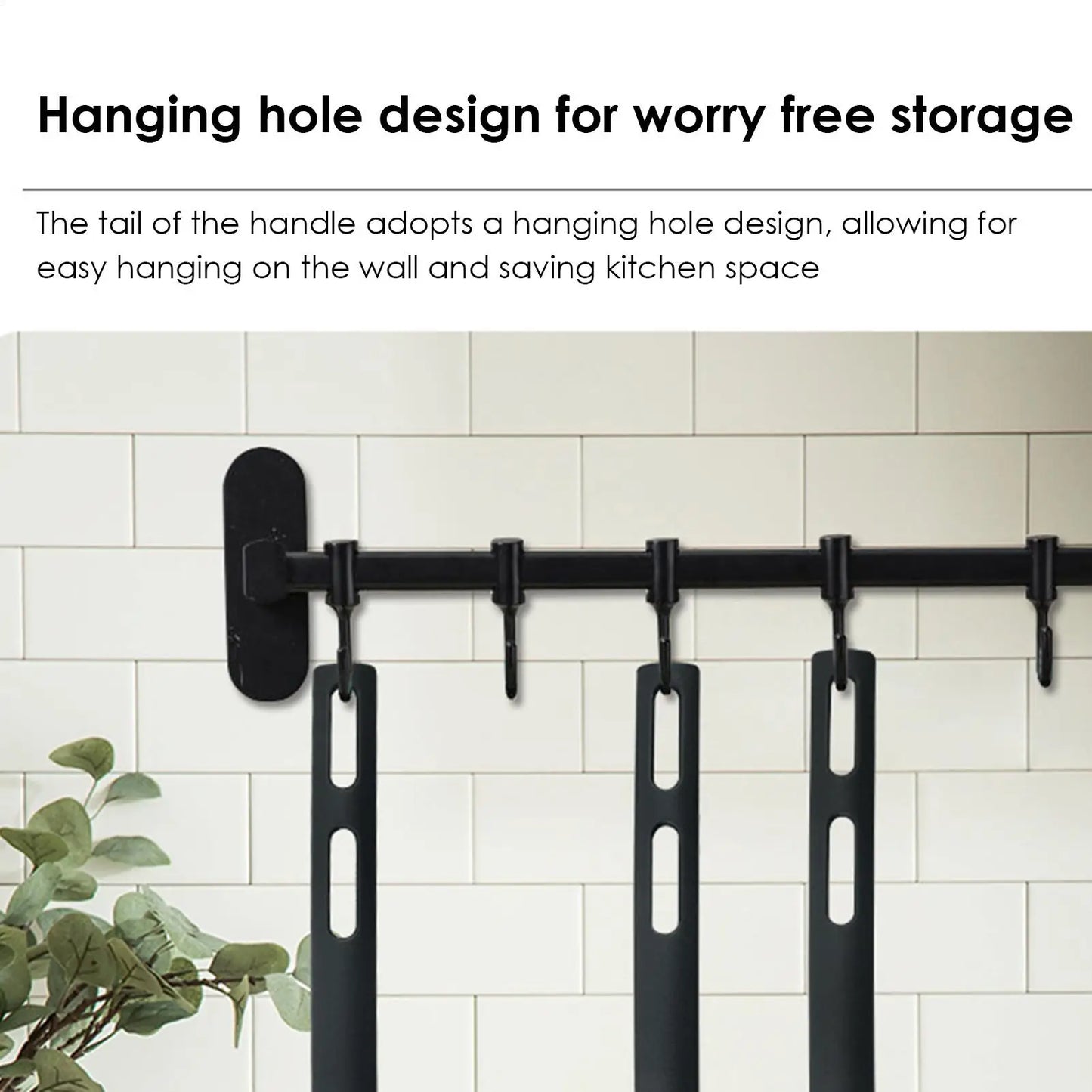 Kitchen Cooking Utensils Nylon Kitchen Utensils Set Sturdy Cutlery Kit With Non-Stick Spatulas Comfortable Handle Cookware