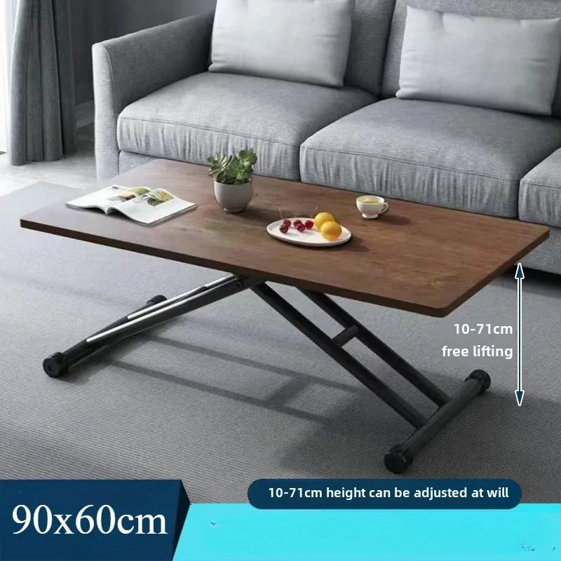 Mobile Metal Dining Tables Small Space Saving Luxury Folding Tables Multifunctional Simple Desks Elegant Coffee Table Salon
