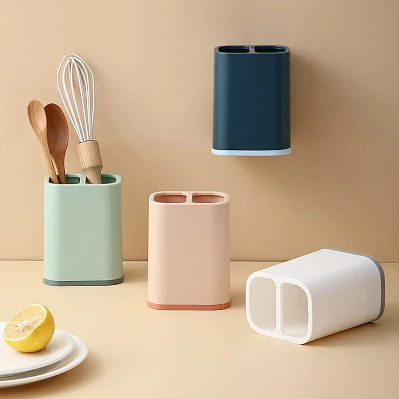 Kitchen Drain Shelf, Tableware Draining Rack, Chopsticks Cage Holder, Spoon Fork Knife Storage Organizer