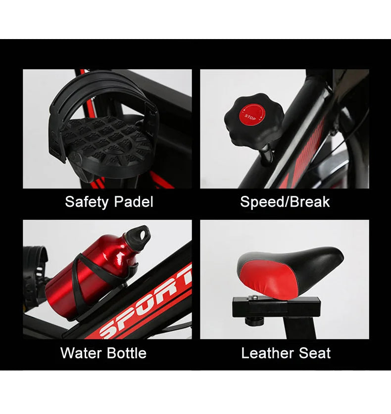 Indoor Fitness Reduce Weight Equipment And Home Silent Cycling Spinning Gym Exercise Spin Bike