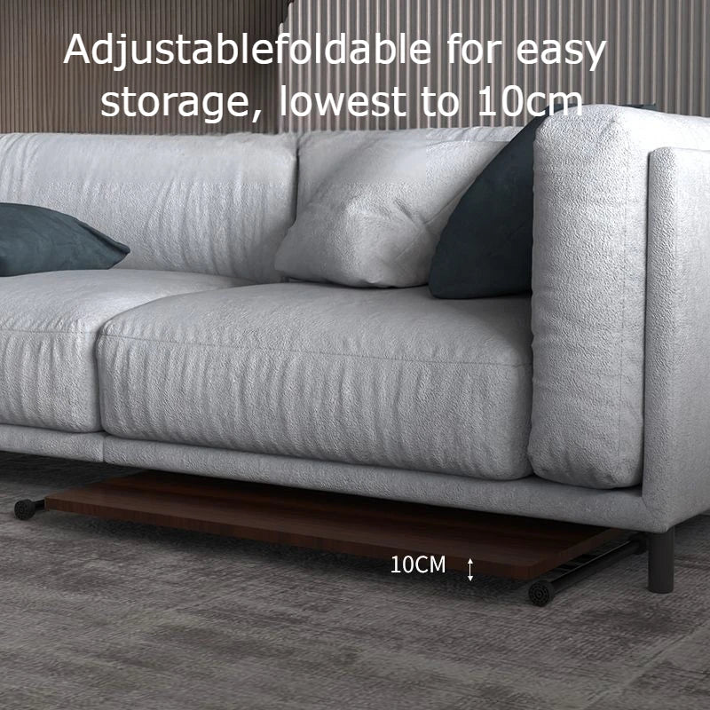 Mobile Metal Dining Tables Small Space Saving Luxury Folding Tables Multifunctional Simple Desks Elegant Coffee Table Salon