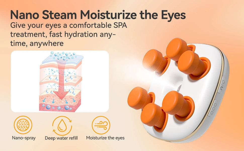 Eye massage equipment helps prevent dryness and overuse of the eyes, maintain eye health, and relieve eye fatigue