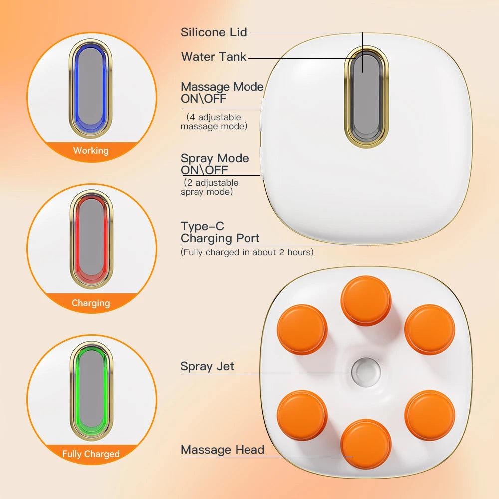 Eye massage equipment helps prevent dryness and overuse of the eyes, maintain eye health, and relieve eye fatigue