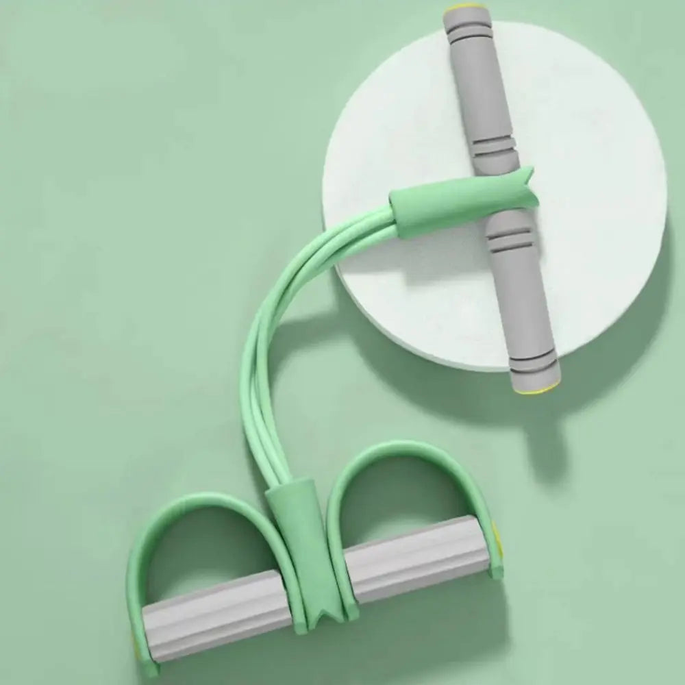 Fitness Equipment 4-Tube Yoga Pedal Puller Thicken Abdominal Exerciser Resistance Band Rubber Elastic Pull Rope Waist