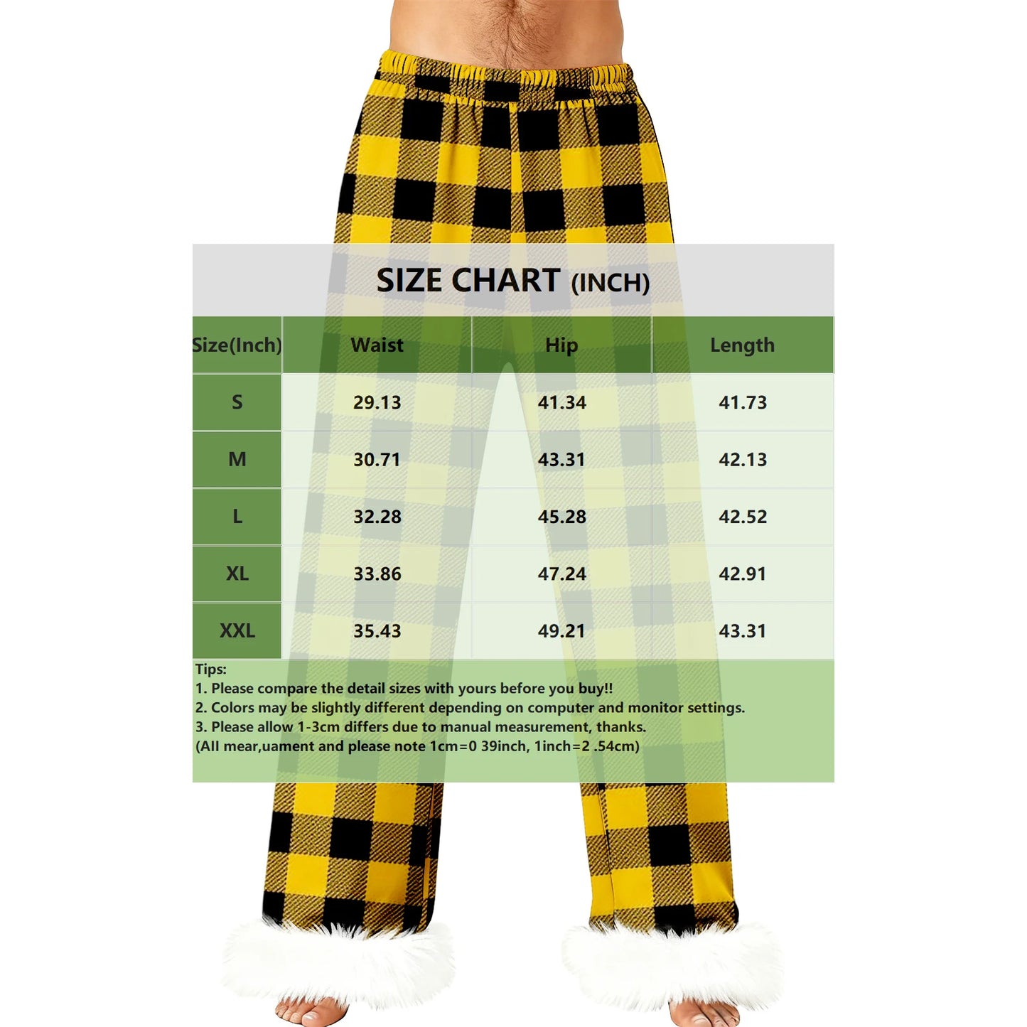 Mens Flannel Pajama Pants With Pockets Fleece Pjs Soft Warm Plaid Pajamas Bottoms Lounge Sleep Pants Loungewear Sleepwear