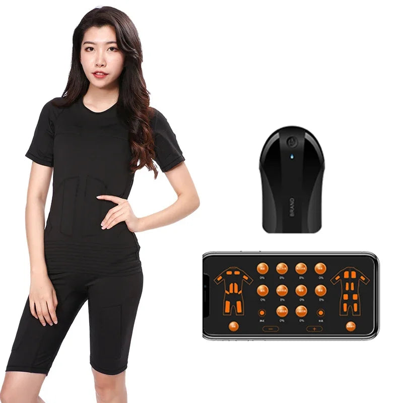 Wireless Body-building Ems Exercise Machine Set Gym Wireless Body-building Machine Muscle Training Set Ems Set