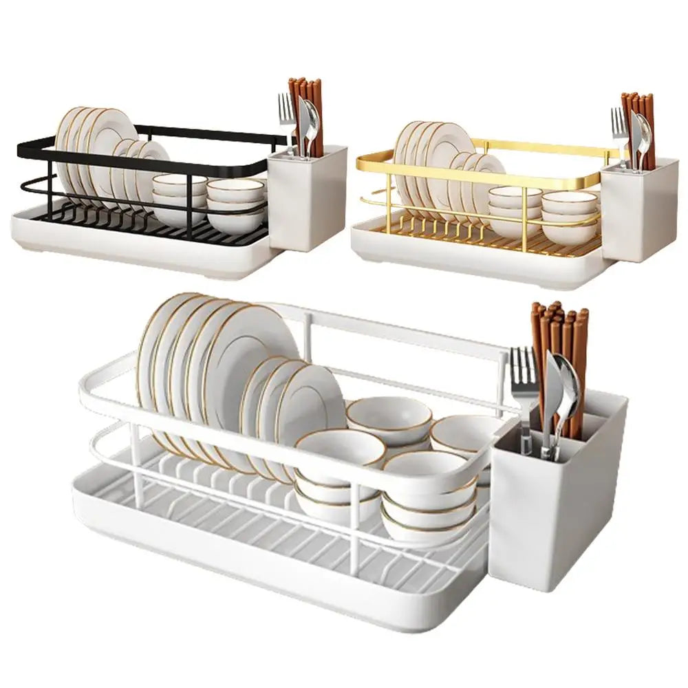 Dish Drying Rack Kitchen Drying Rack Kitchen Counter Organizer kitchen dish storage rack home integrated rack Kitchen Supplies