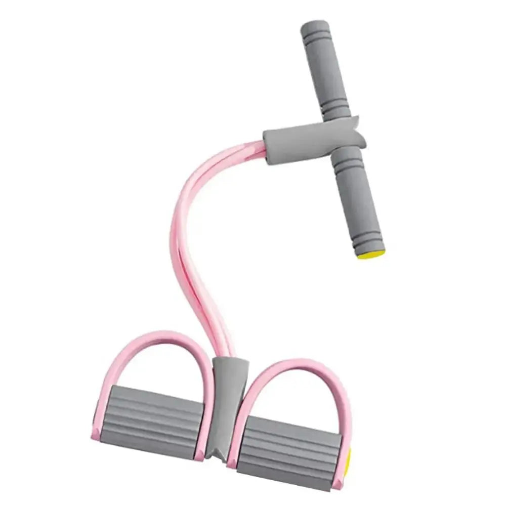 Fitness Equipment 4-Tube Yoga Pedal Puller Thicken Abdominal Exerciser Resistance Band Rubber Elastic Pull Rope Waist