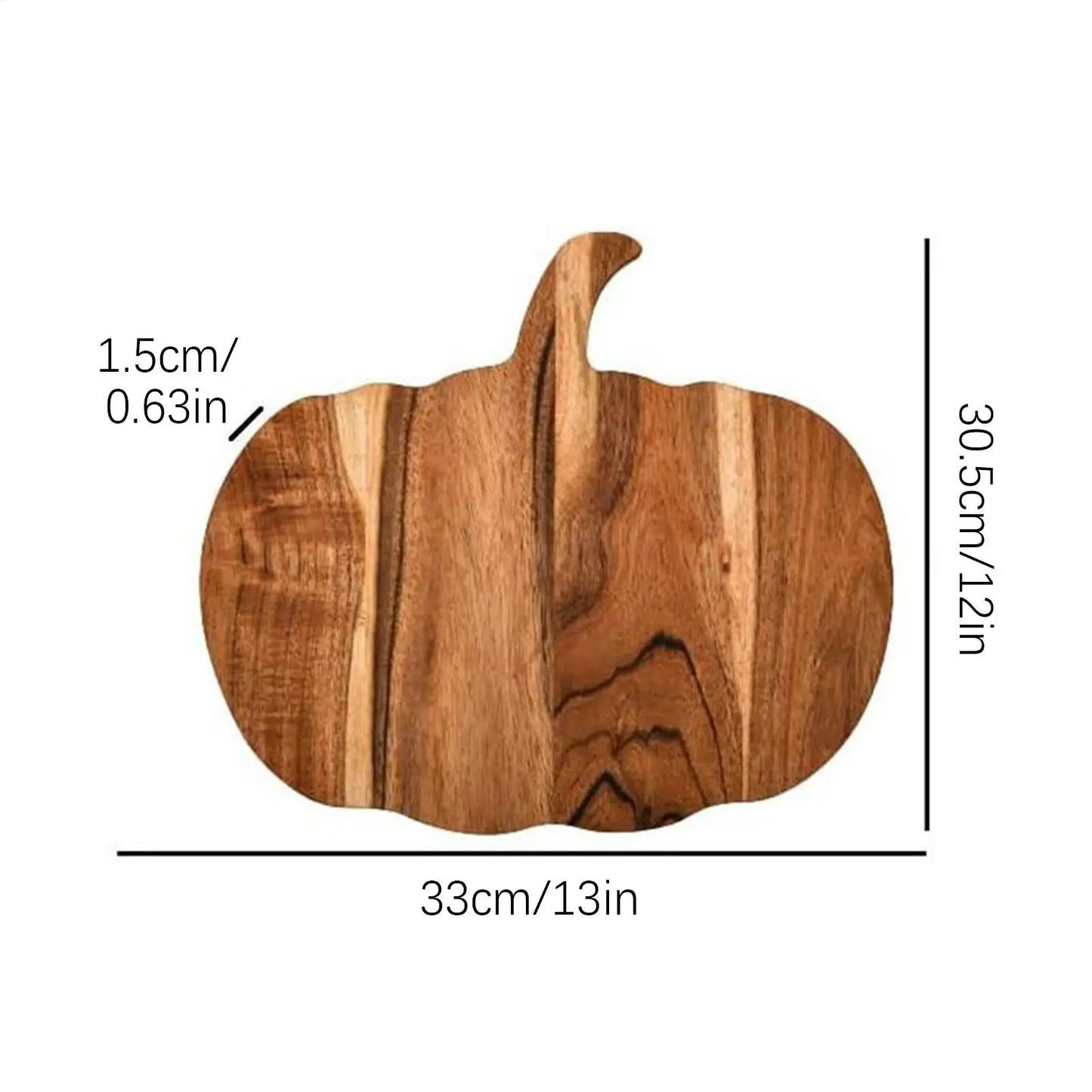 Kitchen Cutting Board Wooden Serving Platter Pumpkin Shaped Kitchen Wood Cutting Board Restaurant Decor