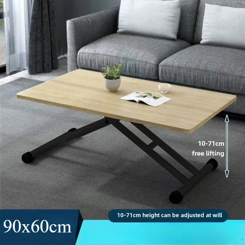 Mobile Metal Dining Tables Small Space Saving Luxury Folding Tables Multifunctional Simple Desks Elegant Coffee Table Salon