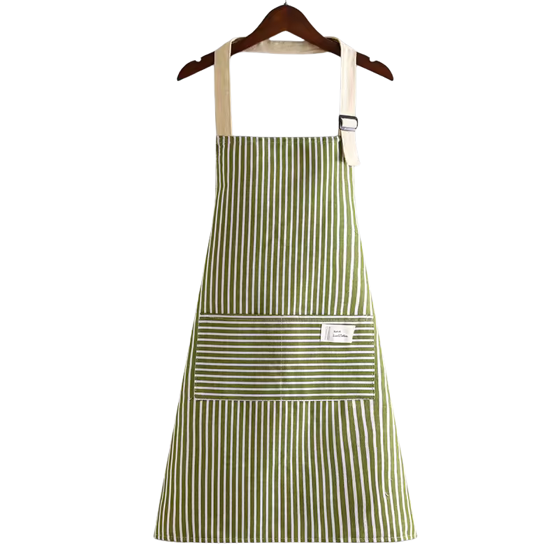 Breathable Cotton Linen Hanging Apron