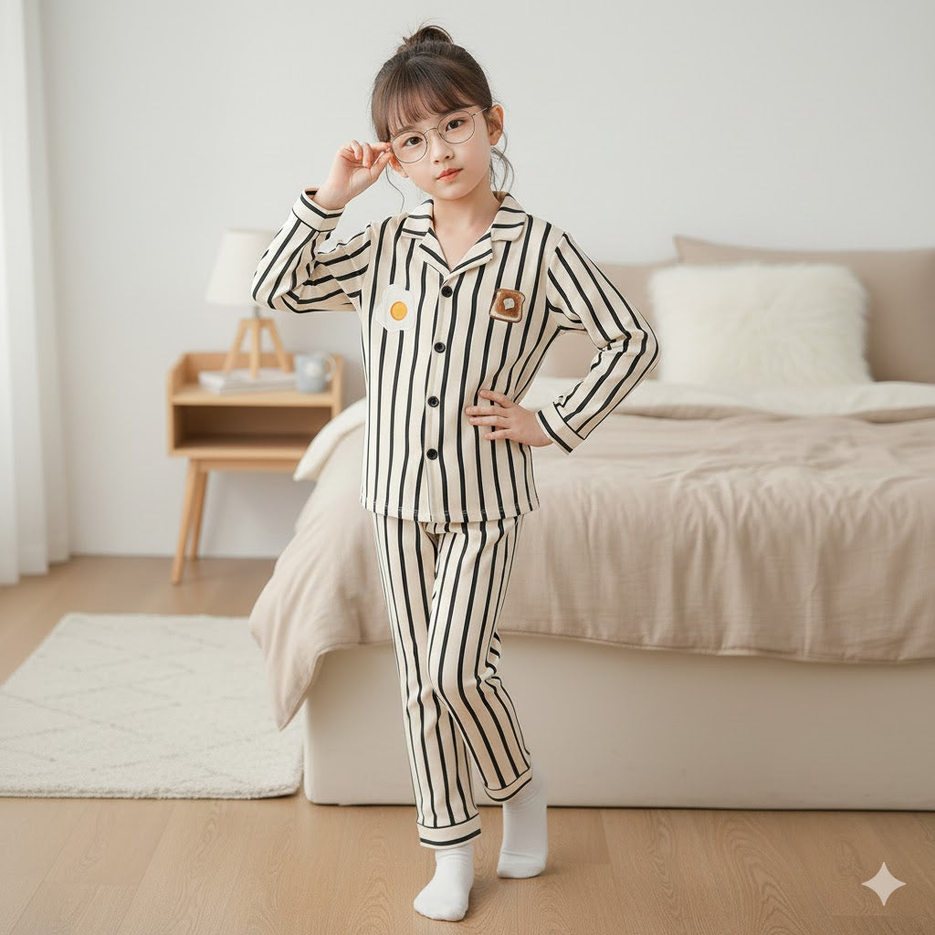 Long Sleeve Sleepwear Set for Toddlers