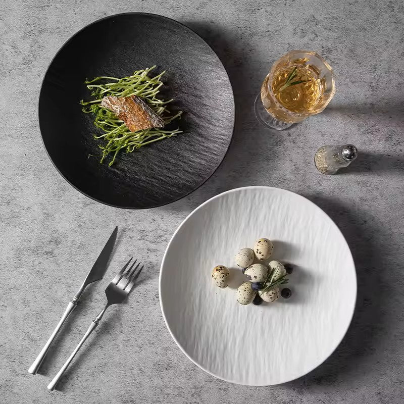 Stone Frosted Ceramic Plate