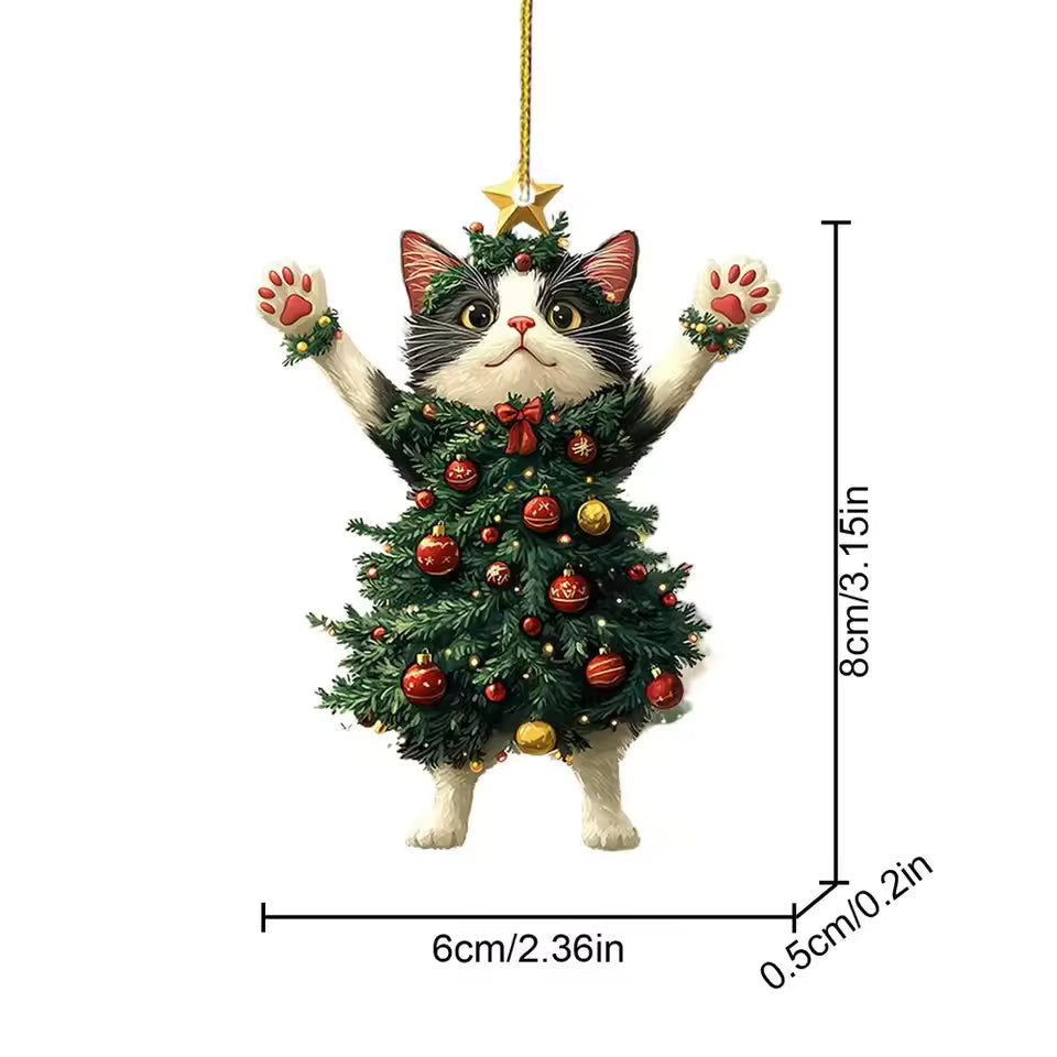 Cat Pendant Cute Hanging Decoration