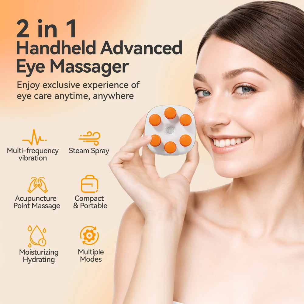 Eye massage equipment helps prevent dryness and overuse of the eyes, maintain eye health, and relieve eye fatigue