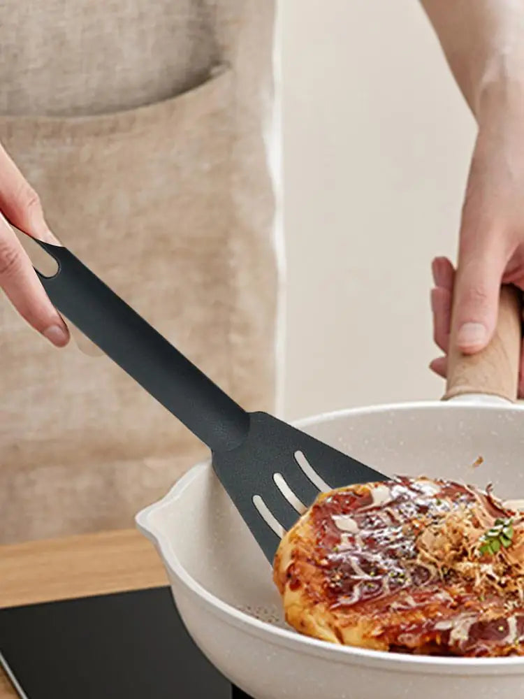 Kitchen Cooking Utensils Nylon Kitchen Utensils Set Sturdy Cutlery Kit With Non-Stick Spatulas Comfortable Handle Cookware