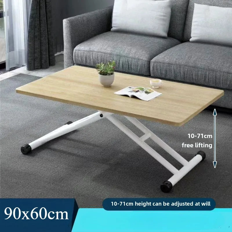 Mobile Metal Dining Tables Small Space Saving Luxury Folding Tables Multifunctional Simple Desks Elegant Coffee Table Salon