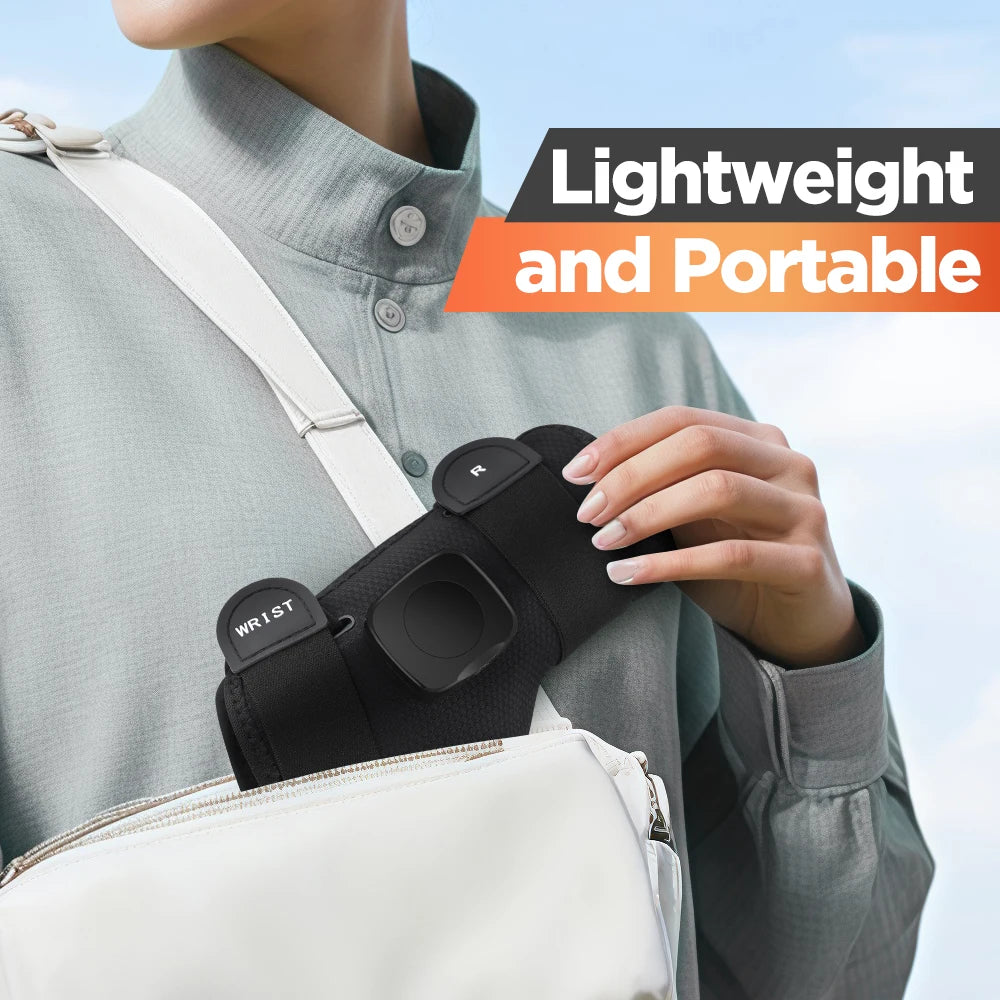 Electric Heated Wrist Brace Guard Hand Warming Device with Wrist Support Plate And Protection Rechargeable Wristband