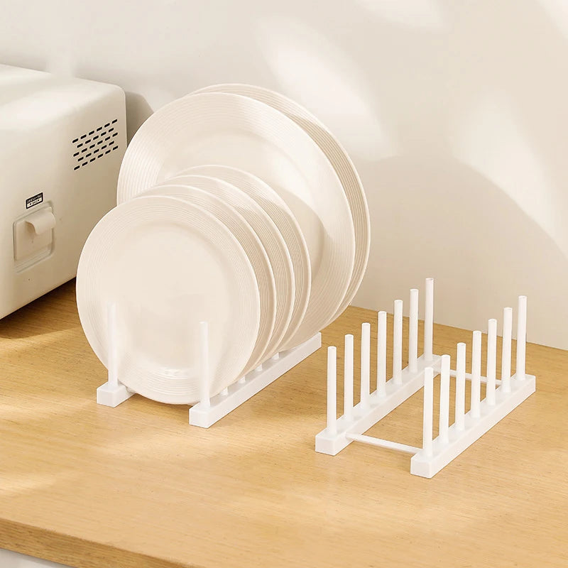 Kitchen Dish Drain Rack Multifunction Plastic Stand Rack Dinnerware Storage Organizer Household Kitchen Sundries Rack
