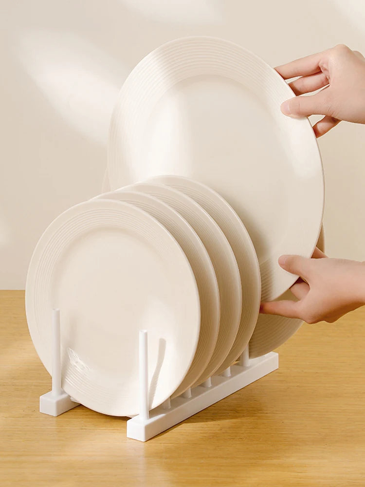 Kitchen Dish Drain Rack Multifunction Plastic Stand Rack Dinnerware Storage Organizer Household Kitchen Sundries Rack