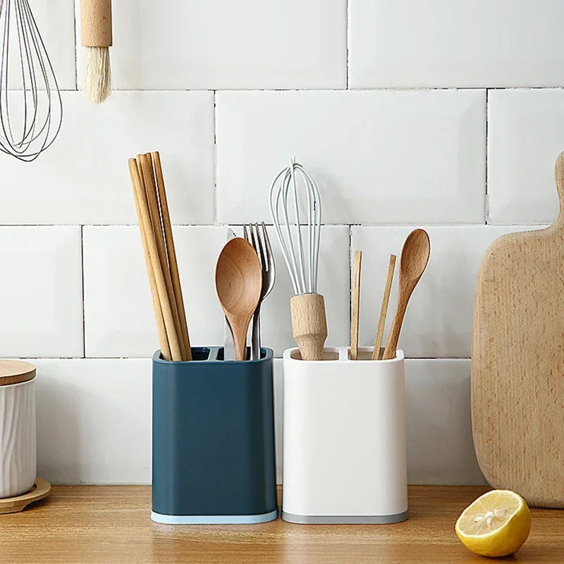 Kitchen Drain Shelf, Tableware Draining Rack, Chopsticks Cage Holder, Spoon Fork Knife Storage Organizer