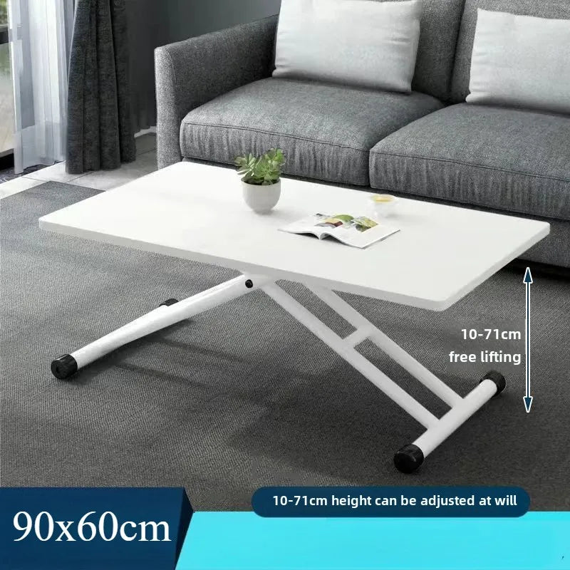 Mobile Metal Dining Tables Small Space Saving Luxury Folding Tables Multifunctional Simple Desks Elegant Coffee Table Salon