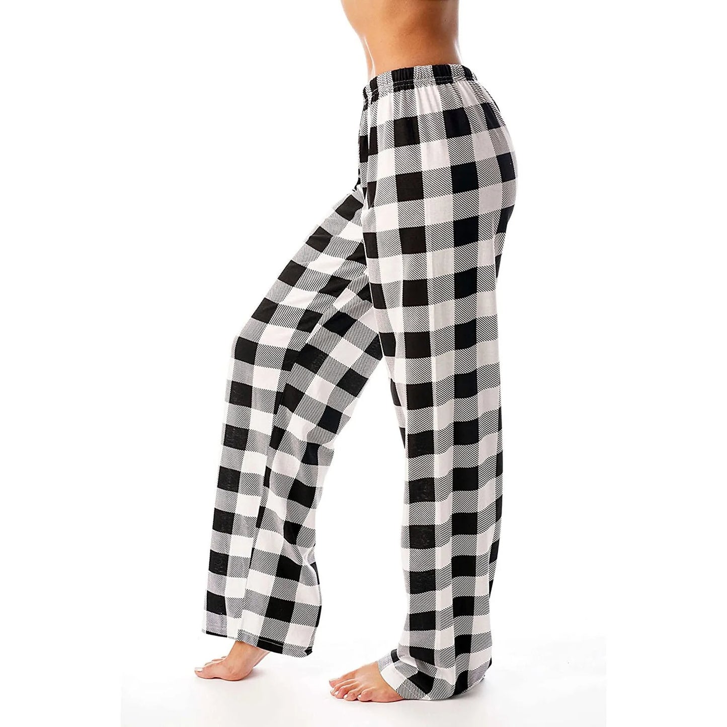 Women Pants Plaid Cotton Loose Ladies Pajama Pants Pyjama Trousers Men Sleep Bottoms Lounge Wear Sleep Lounge Pants Bottoms