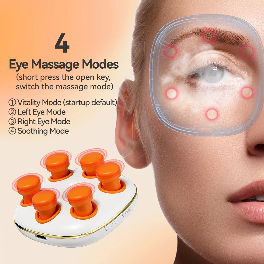 Eye massage equipment helps prevent dryness and overuse of the eyes, maintain eye health, and relieve eye fatigue
