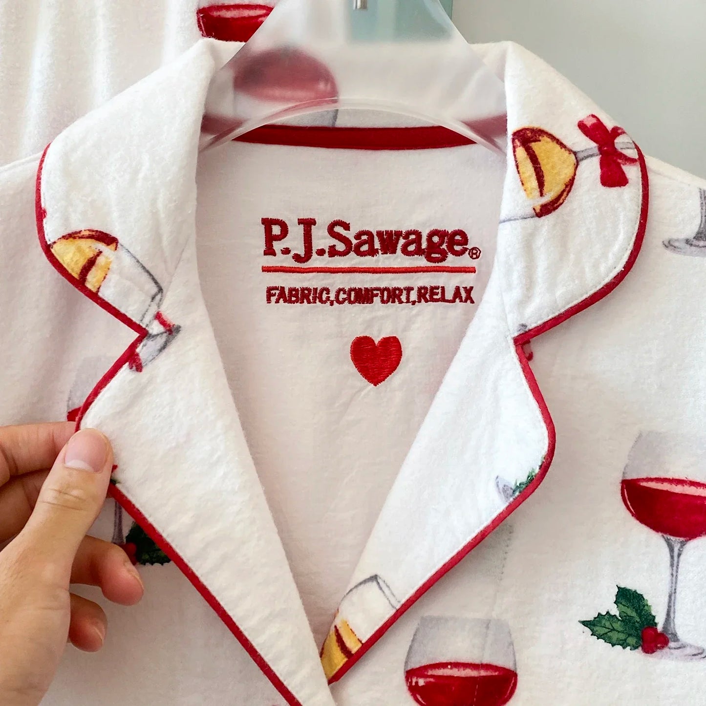 Cute Cartoon Sleepwear Long Sleeve Top Pant Soft Cotton Pajamas Suit 2Pcs Embroider Letter Homewear Lady Autumn Loungewear