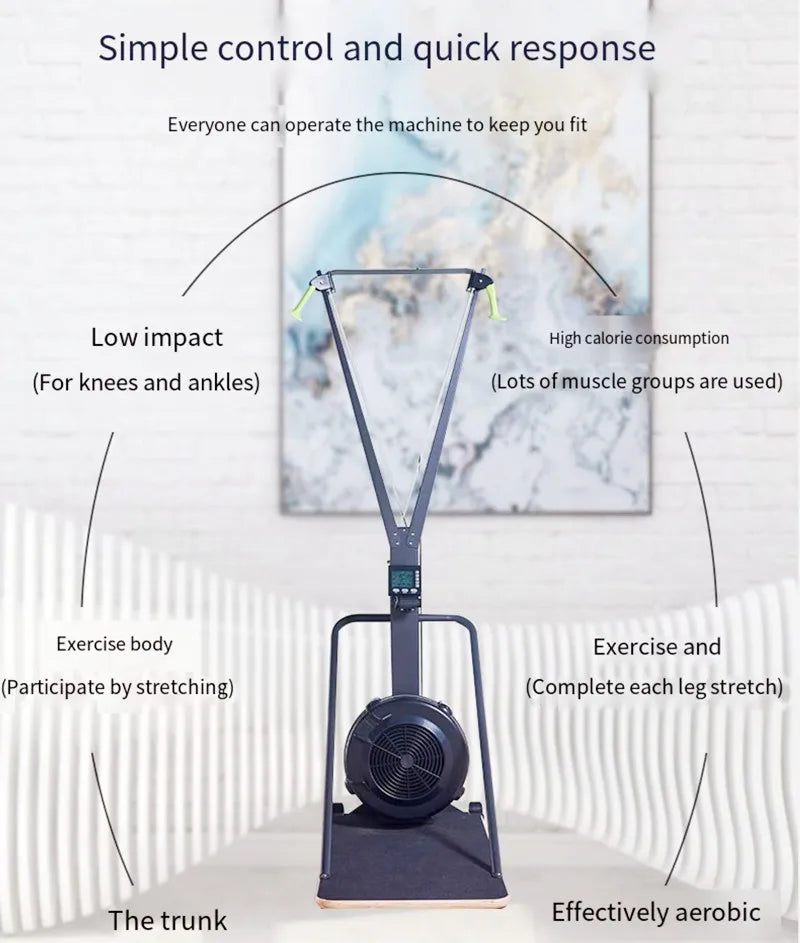 Professional Training Equipment  Exercise Cardio Ski Machine Bodybuilding Sport Machine Ski Machine