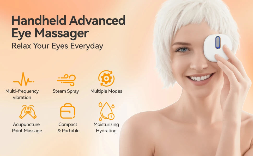 Eye massage equipment helps prevent dryness and overuse of the eyes, maintain eye health, and relieve eye fatigue