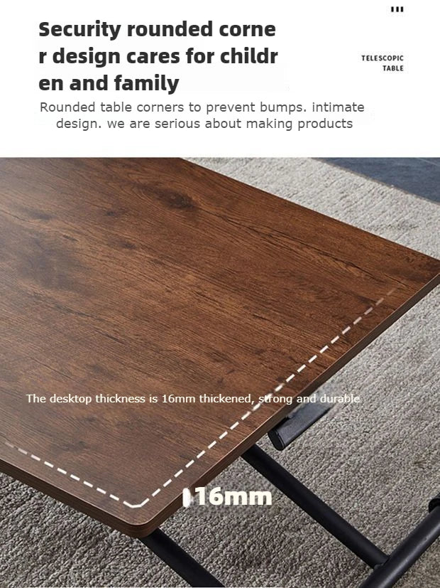 Mobile Metal Dining Tables Small Space Saving Luxury Folding Tables Multifunctional Simple Desks Elegant Coffee Table Salon