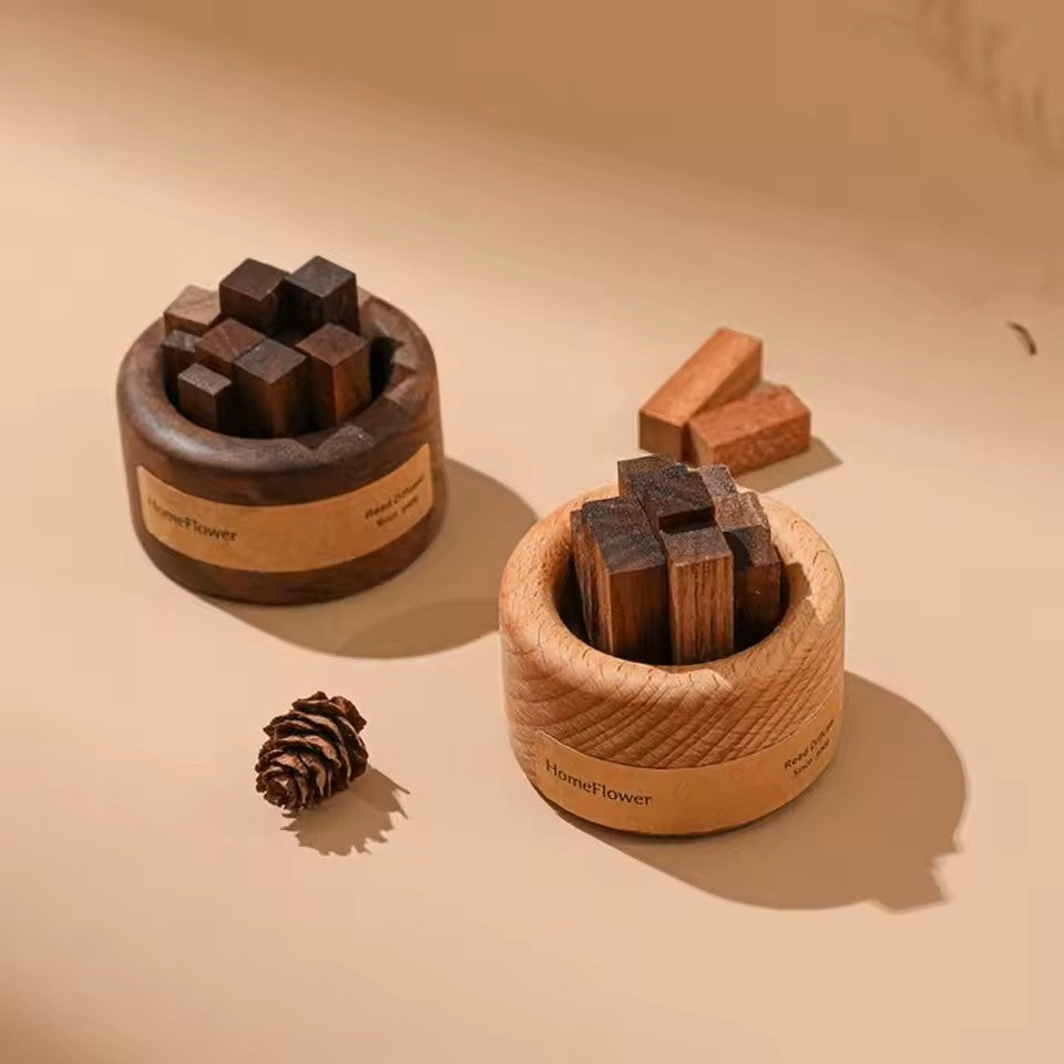 Unique Round Wooden Aromatherapy Diffuser