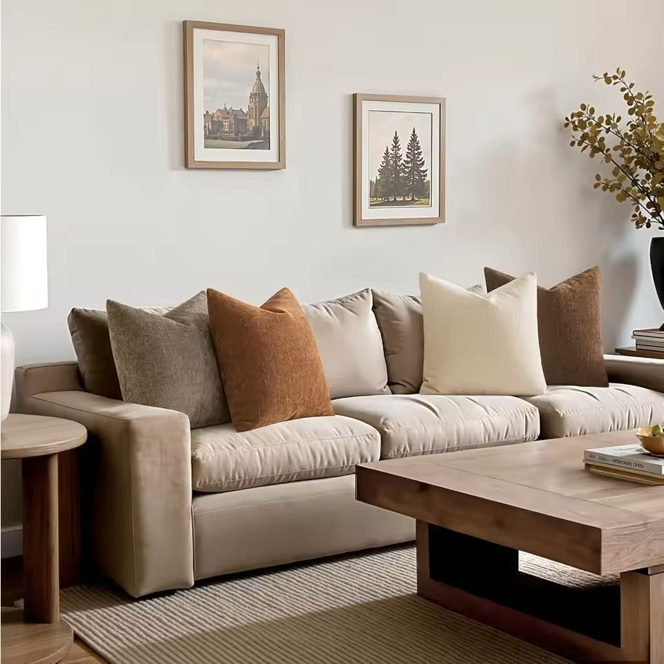 Modern Boho Chenille Pillow Covers Gift Set