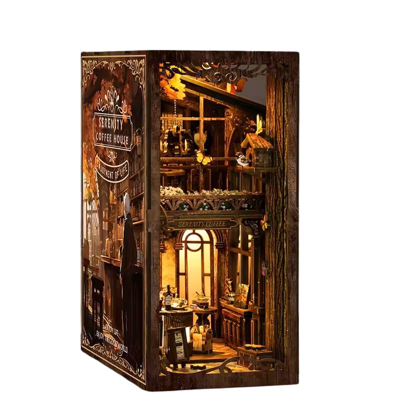 Magical 3D Coffee Shop Book Nook