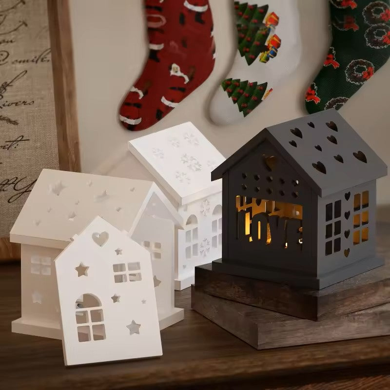 DIY Christmas Silicone Candle House