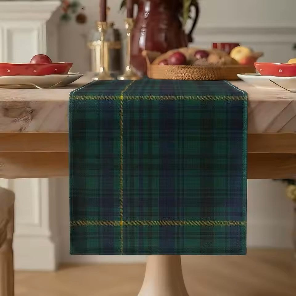 Vintage Plaid Table Runner