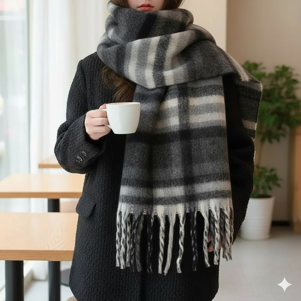 Winter Thick Warm Cashmere Shawl & Pashmina Scarf
